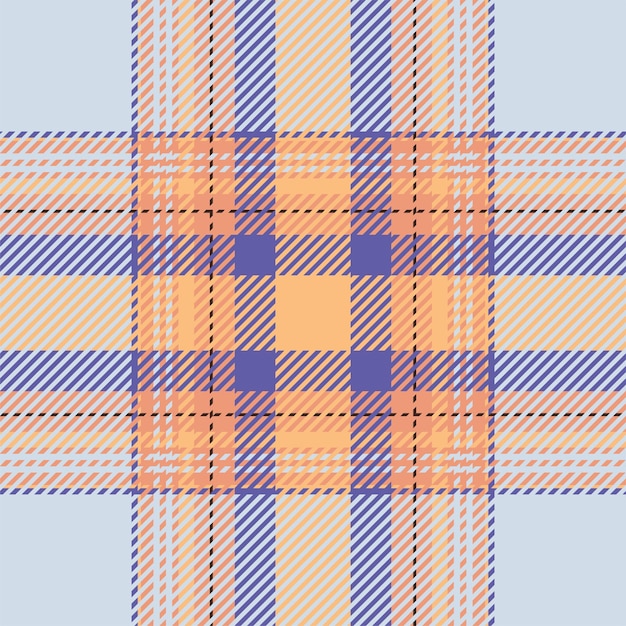 Plaid check pattern Seamless fabric texture Tartan textile print