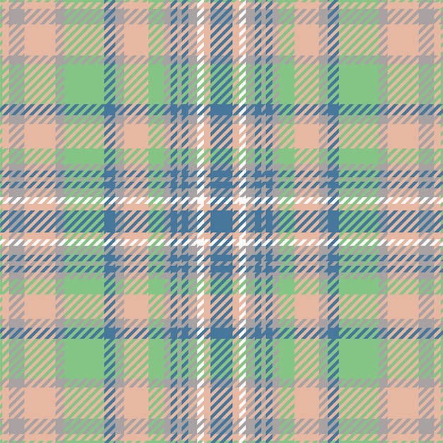 Vector plaid check pattern seamless fabric texture tartan textile print