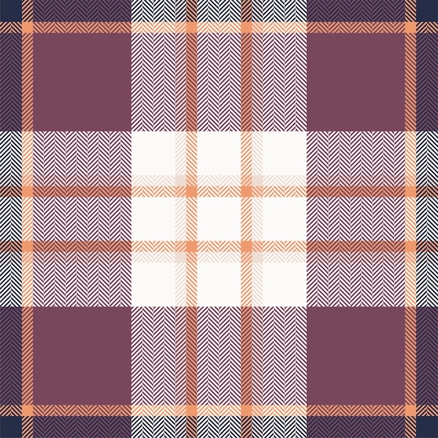 Plaid check pattern Seamless fabric texture Tartan textile print