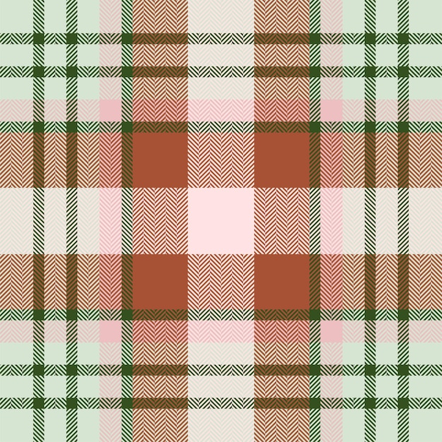 Plaid check pattern Seamless fabric texture Tartan textile print