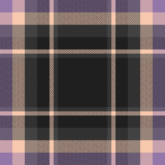 Plaid check pattern Seamless fabric texture Tartan textile print