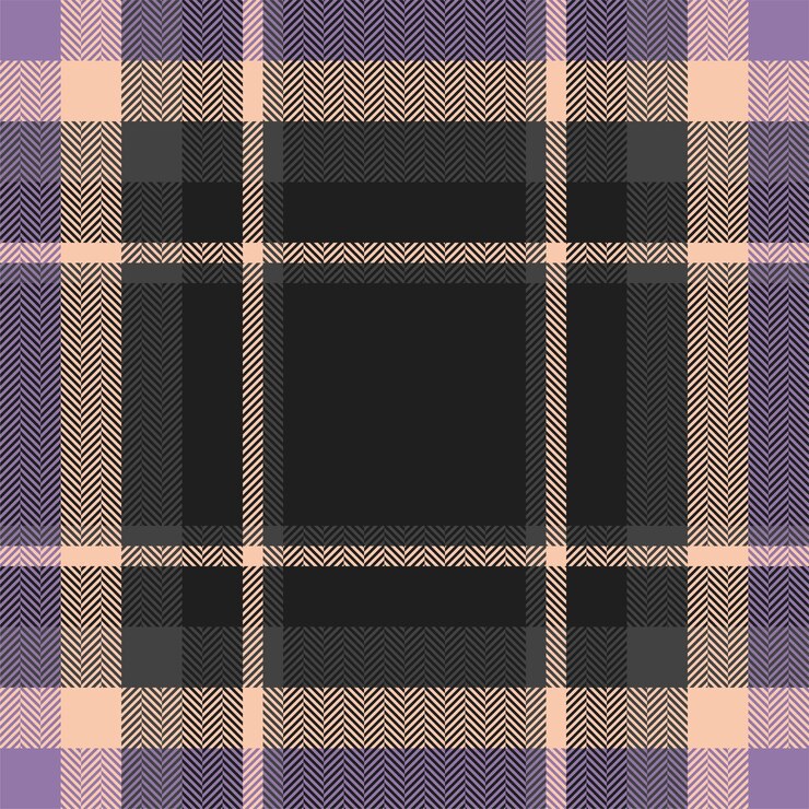 Vector plaid check pattern seamless fabric texture tartan textile print