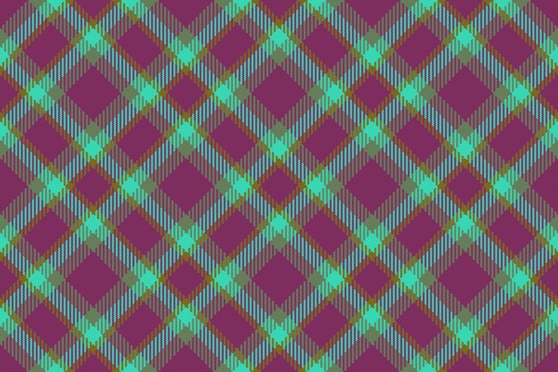 Plaid check vector of background pattern tartan with a fabric seamless textile texture