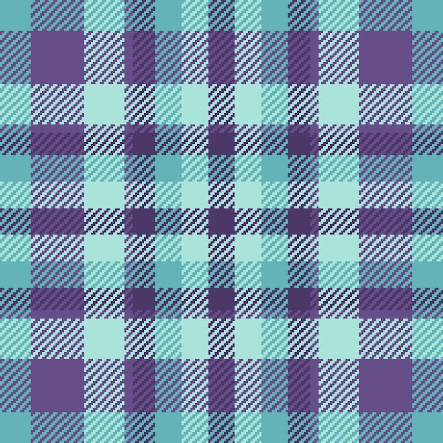 Plaid fabric texture of background pattern textile with a seamless check vector tartan