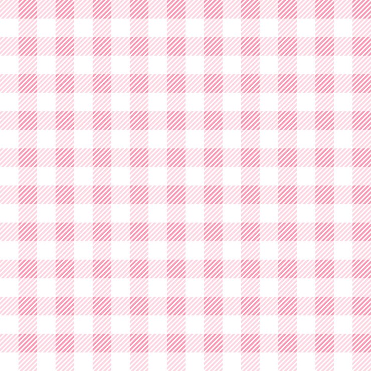 Plaid fabric texture pink color seamless pattern vector illustration background
