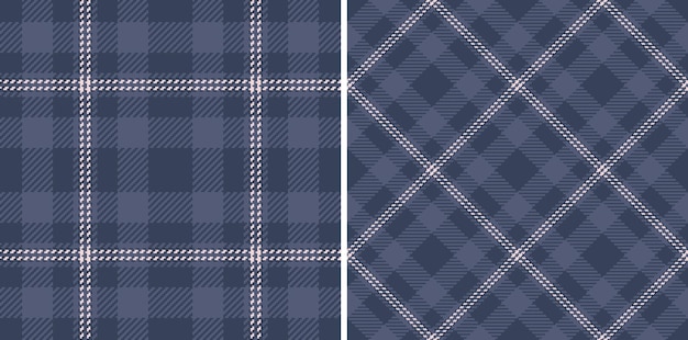 Plaid fabric texture of tartan textile vector with a check seamless background pattern