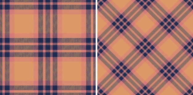 Plaid fabric texture Textile tartan vector Background check pattern seamless