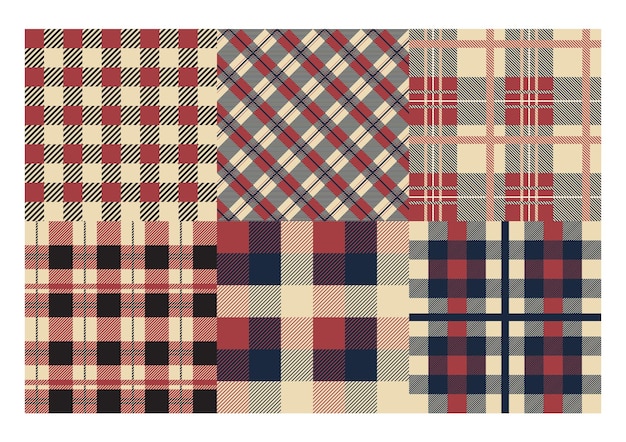 Illustrazione del modello plaid