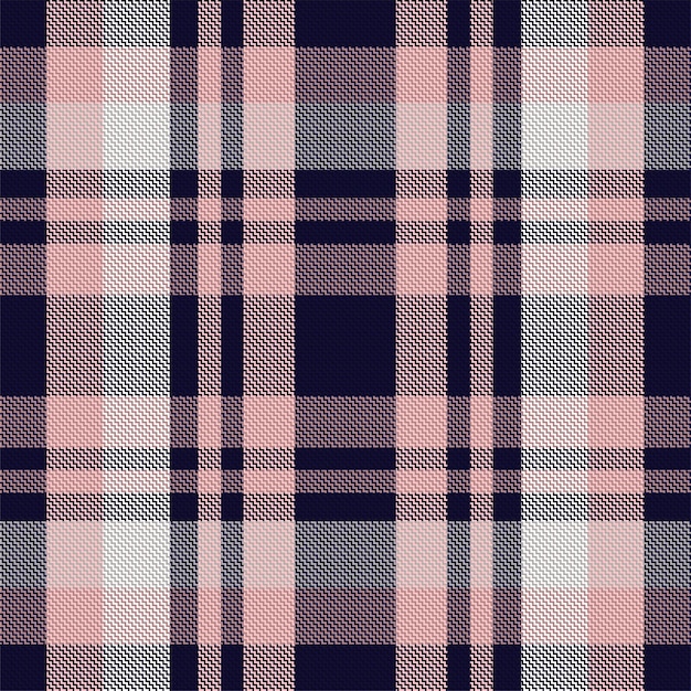 Motivo scozzese senza cuciture. controlla la trama del tessuto. sfondo quadrato a righe. tartan di disegno tessile vettoriale.