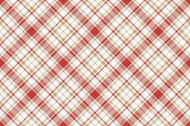 Plaid pattern seamless Check fabric texture Stripe square background Vector textile design