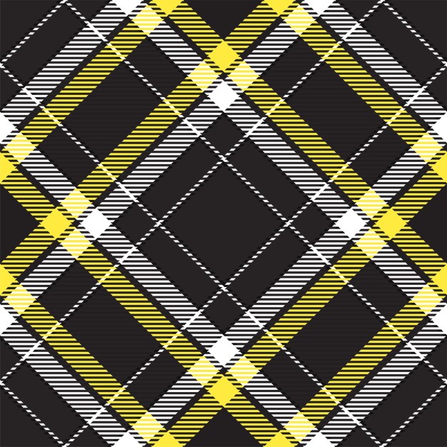 Vector plaid pattern seamless check fabric texture stripe square background vector textile design