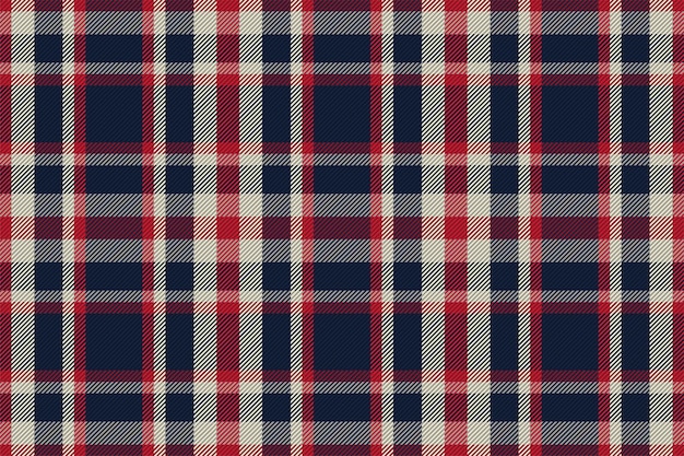 Plaid pattern seamless. Check fabric texture. Stripe square background.