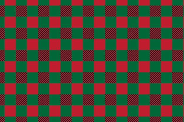 Plaid pattern seamless vector Dark textured tartan check background