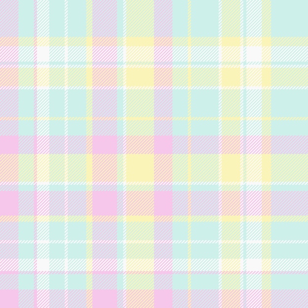 Vector plaid pattern texture of seamless vector check with a textile background tartan fabric in light and white colors