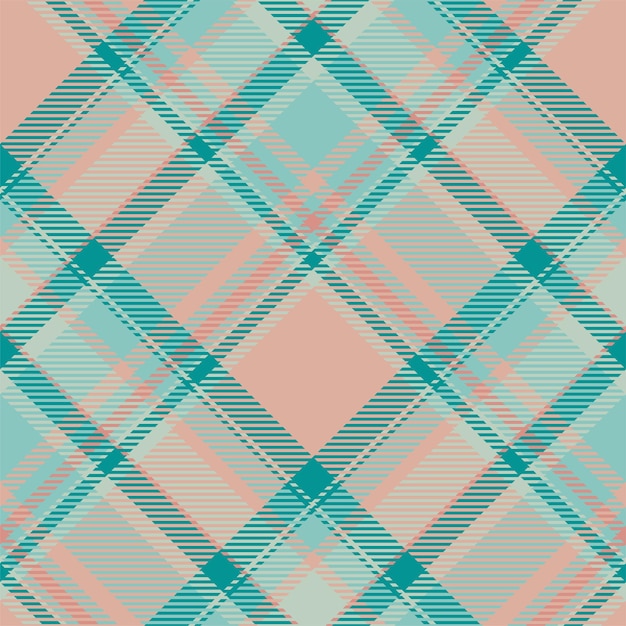 Plaid pattern vector Check fabric texture Seamless textile design for clothes paper print or web background