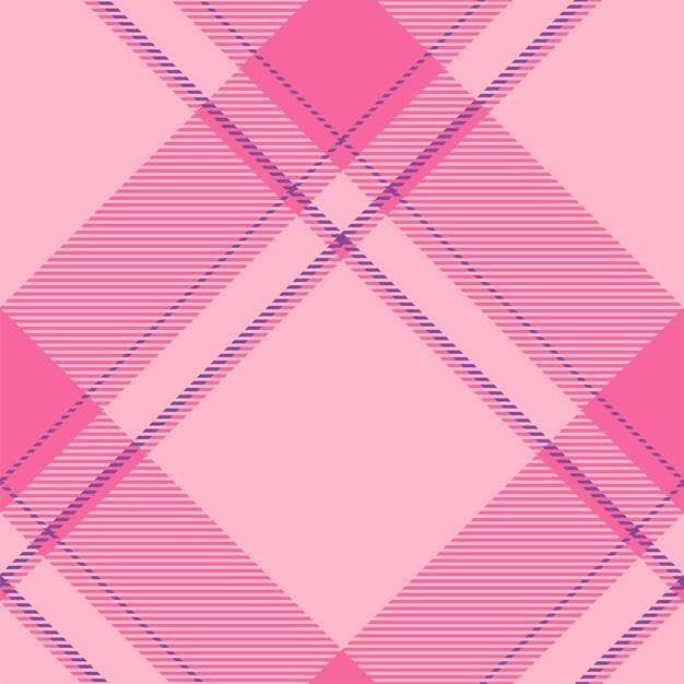 Plaid pattern vector Check fabric texture Seamless textile design for clothes paper print or web background