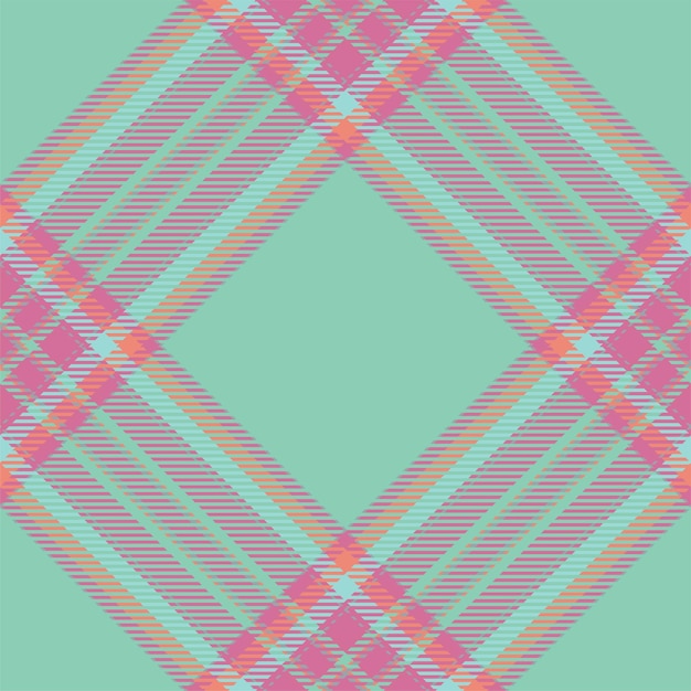 Plaid pattern vector Check fabric texture Seamless textile design for clothes paper print