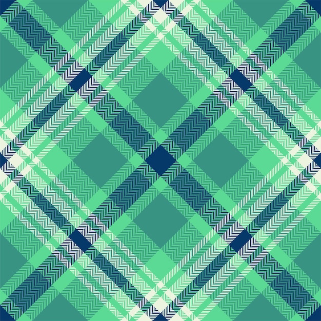 Plaid pattern vector check fabric texture seamless textile design for clothes paper print