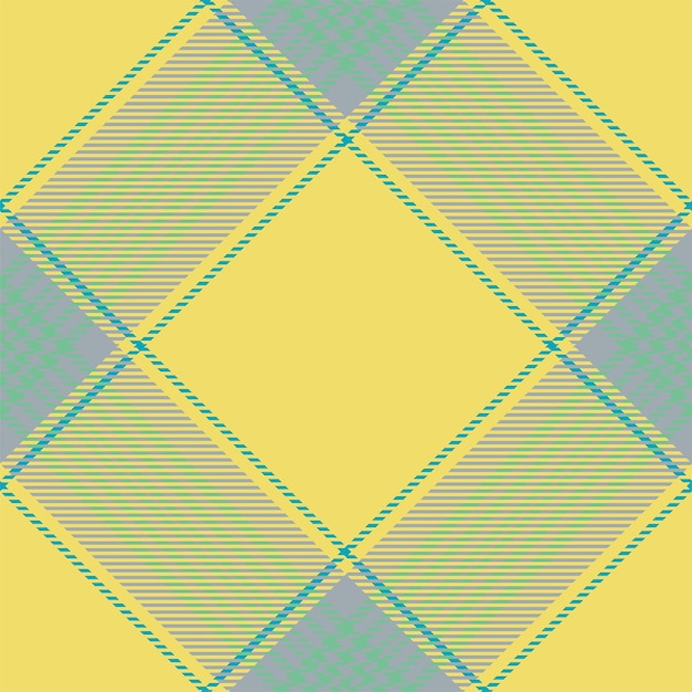 Plaid pattern vector Check fabric texture Seamless textile design for clothes paper print