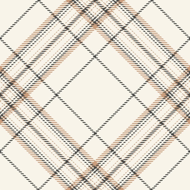 Plaid pattern vector check fabric texture seamless textile design for clothes paper print