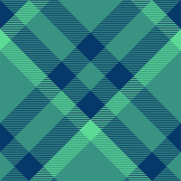 Plaid pattern vector Check fabric texture Seamless textile design for clothes paper print