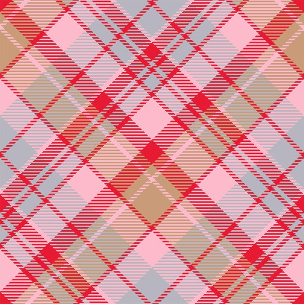 Vector plaid pattern vector check fabric texture seamless textile design for clothes paper print