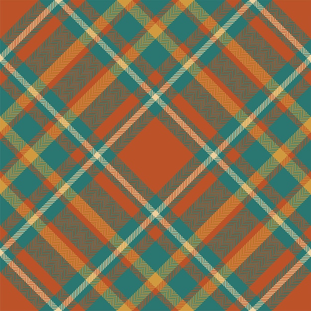 Plaid pattern vector Check fabric texture Seamless textile design for clothes paper print