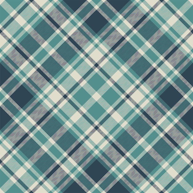 Plaid pattern vector Check fabric texture Seamless textile design for clothes paper print