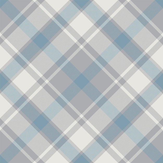 Plaid pattern vector Check fabric texture Seamless textile design for clothes paper print