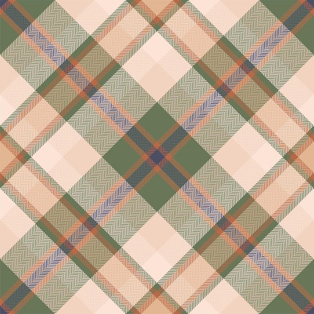 Plaid pattern vector Check fabric texture Seamless textile design for clothes paper print