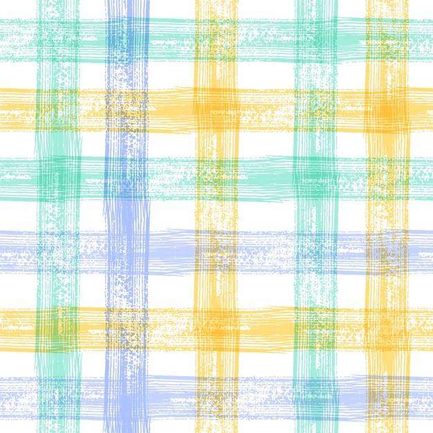 Plaid seamless background with stripes