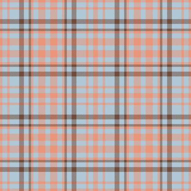 Plaid seamless pattern Check fabric texture Vector textile print design