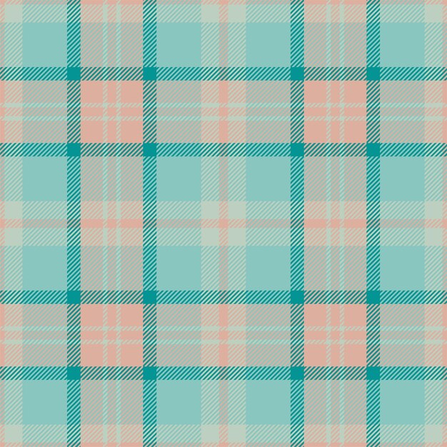 Plaid seamless pattern Check fabric texture Vector textile print design