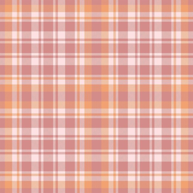 Plaid seamless pattern Check fabric texture Vector textile print