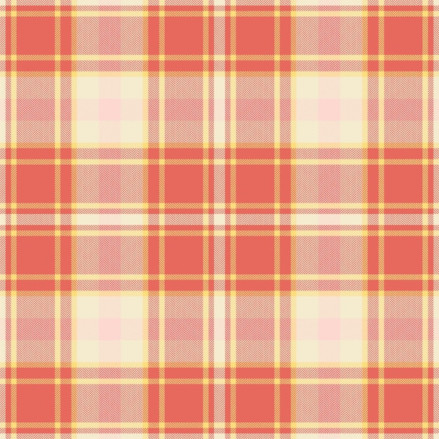 Plaid seamless pattern check fabric texture vector textile print