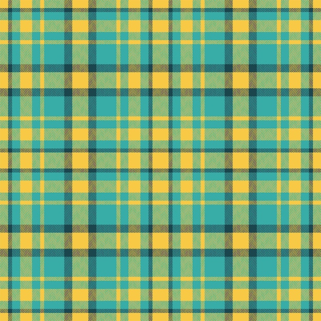 Plaid seamless pattern Check fabric texture Vector textile print