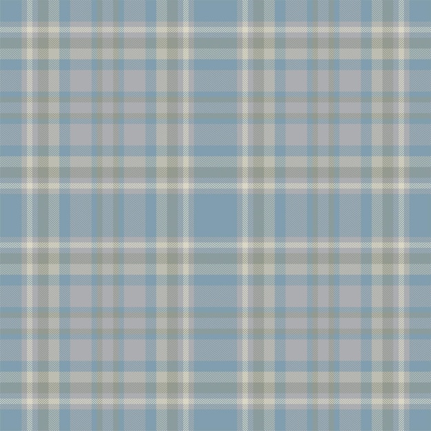 Plaid seamless pattern Check fabric texture Vector textile print