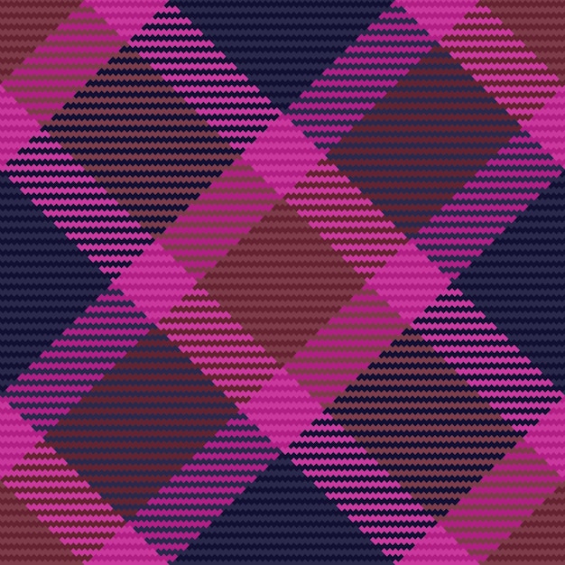 Plaid seamless tartan textile vector check fabric background pattern texture