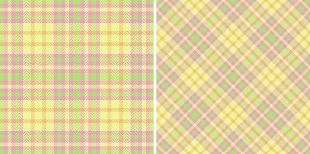 Vector plaid tartan check of texture vector fabric with a background seamless pattern textile set in spring colors creative gift wrapping ideas for special occasions