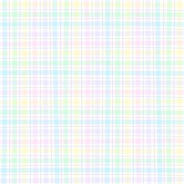 Plain Pastel Gingham Pattern Editable Stroke Cartoon Illustration Cloth Mat Fabric Pattern