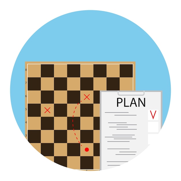 Plan strategie icoon