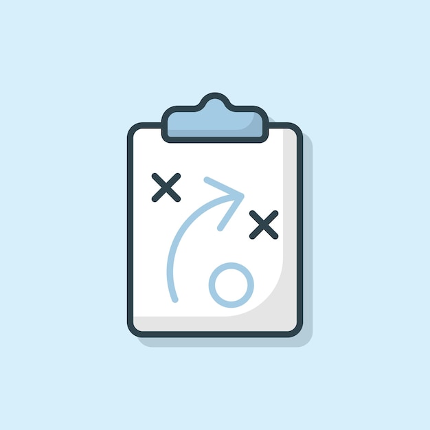 Plan zakelijke financiën minimale logo vector icoon