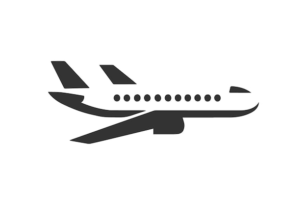 The plane icon Vector illustration desing