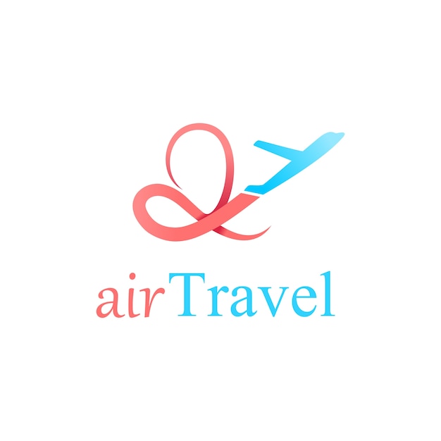 Plane Logo .For Travel Agency.