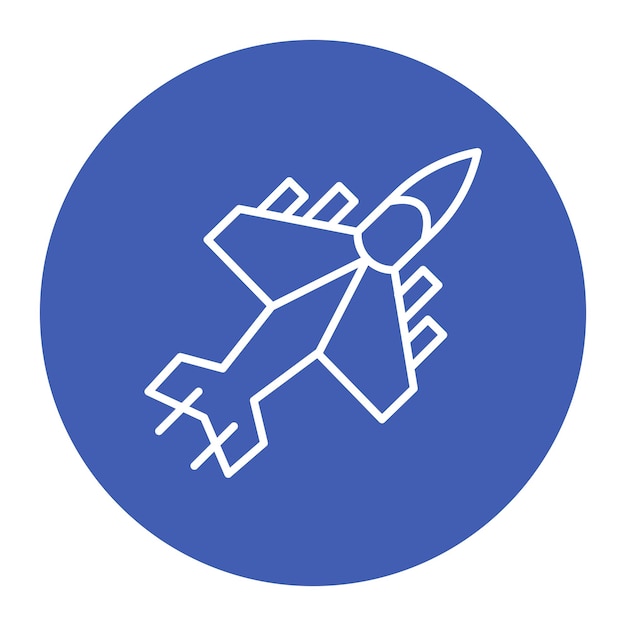 Plane Vector Illustration