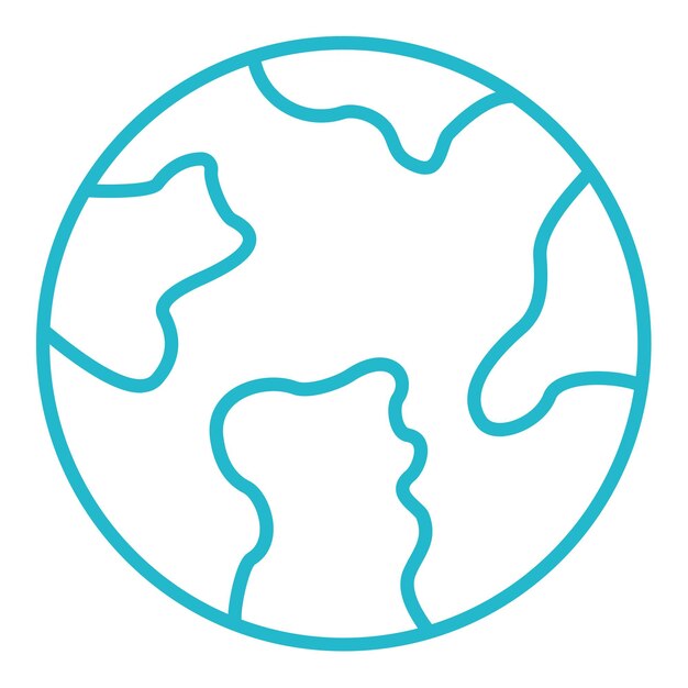 Planeet aarde pictogram