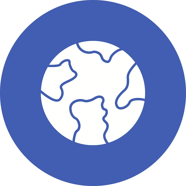Planeet aarde pictogram
