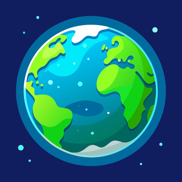 Vector planet earth or earth map or world map vector illustration