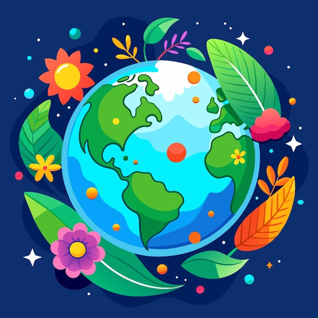 Vector planet earth or earth map or world map vector illustration