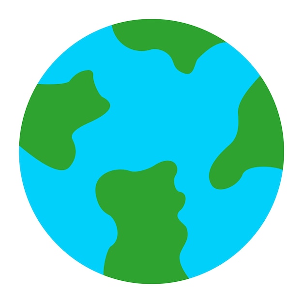 Vector planet earth icon